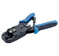 Produktbild: Schwaiger Crimpzange NWZ10531, Universal-Crimpzange Kabelwerkzeug für RJ11, RJ12, RJ45, 4P4C & 4P2C Schwarz/Blau