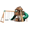Produktbild: Spielturm aus Holz, Spielhaus für Kinder mit Rutsche, Backyard Discovery