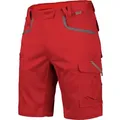 Produktbild: Würth MODYF Arbeitsshorts Stretch X Kurze Arbeitshosen für Handwerker Komfortable, strapazierfähige Shorts mit Flexibilität rot 66
