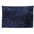 Produktbild: Abakuhaus Wandteppich aus Weiches Mikrofaser Stoff Für das Wohn und Schlafzimmer, rechteckig, Galaxie Vivid Celestial Sky View blau 230 cm x 140 cm