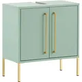 Produktbild: MÖBELPARTNER Waschbeckenunterschrank Sarah 146545 mint 57,1 x 30,1 x 61,2 cm
