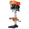 Produktbild: VEVOR 304,8 mm Tischbohrmaschine, 750 W, Säulenbohrmaschine mit 340–2200 U/min variabler Drehzahl, mit 0–45° neigbarem Arbeitstisch, LED, Röntg