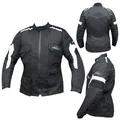 Produktbild: PROANTI Motorradjacke wasserdicht schwarz XL