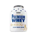 Produktbild: Weider Premium Whey Protein Pulver - Hoher Proteingehalt, wenig Kohlenhydrate & wenig Fett mit L-Glutamin und Vitamin B6-2,3kg - Schoko-Nougat