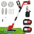 Produktbild: Rasentrimmer mit Akku, Elektrischer Trimmer mit 2 Akku 21V 4.0Ah, Verstellbar...