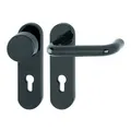 Produktbild: Hoppe FS-Garnitur Paris FS-K58/353K/138 Ku.F9005 D/K f.TS 40-66mm PZ DIN L/R
