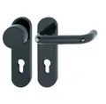 Produktbild: Hoppe FH-Wechselgarnitur Kurzschild PZ E72 VK9 Paris FS-K58/353K/138 schwarz