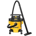 Produktbild: DEWALT 20L Poly Nass-/Trockensauger, Mobiler Nass Trockensaug mit Universalrad, 3 IN 1 mit Blas- und Filterluftfunktion für Baustelle und Werkstatt, DXV20P