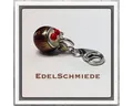 Produktbild: Edelschmiede925 Charm-Einhänger Charm Anhänger 925/- Cocktail aus Kokosnuß