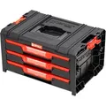 Produktbild: Qbrick System Pro Drawer 3 Toolbox 2.0 Basic Stapelbar 450 X 310 X 244 Mm 3x 4,5 L Ip54 Mit Drei Schubläden 9 Inlays