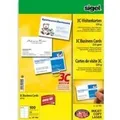 Produktbild: Sigel Business Card 3C LP795 - Visitenkarten - hochweiß - 85 x 55 mm - 225 g/m2 - 100 Karte(n) (10 Bogen x 10) - (LP795)
