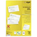 Produktbild: Sigel LP795 Bedruckbare Visitenkarten, glatte Kanten 85 x 55 mm Hochweiß 100 St. Papierformat: DIN A4