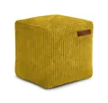 Produktbild: Green Bean Pouf Cube Cord (Indoor Sitzhocker Sitzkissen Fußhocker Relax-Sessel, Made in Germany), die ideale Ergänzung zum Sitzsack