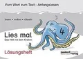 Produktbild: Lies mal 4 - Das Heft mit dem Kraken. Lösungsheft  | Buch | Zustand gut