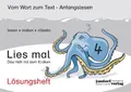 Produktbild: Lies mal 4 - Das Heft mit dem Kraken. Lösungsheft Peter Wachendorf