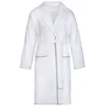 Produktbild: Esprit Unisex-Bademantel Unisex Bademantel mit Kapuze BOX, Baumwolle, hohe Markenqualität weiß XS 34/40 | 109 cm