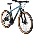 Produktbild: Galano Toxic 27,5 Zoll Mountainbike Hardtail 165 - 190 cm MTB für Damen und Herren 21 Gänge schwarz blau 46 cm