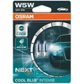 Produktbild: OSRAM COOL BLUE® INTENSE W5W Doppelblister Glühlampe, Türleuchte,Glühlampe, Rückfahrleuchte,Glühlampe, Kennzeichenleuchte,Glühlampe, Kofferraumleuchte