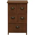 Produktbild: Mobili Rebecca Sideboard, Braun, Holz, Rechteckig, 30x66x40 cm, Wohnzimmer, Kommoden & Sideboards, Kommoden