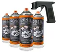 Produktbild: Felgenfolie SET schwarz  matt 4 x 400ml inkl. Spraygriff