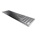 Produktbild: CHERRY KW 9100 SLIM kabellose Design-Tastatur schwarz/grau