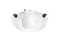 Produktbild: AcquaVapore Badewanne AcquaVapore Pool Badewanne Eckwanne Wanne S60-ALL 140x140cm mit Tür, (1-tlg), mit Ablaufgarnitur