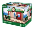Produktbild: Brio World Eisenbahn Gebäude Sprechender Bahnhof 3 Teile 33578