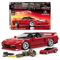 Produktbild: Mattel Brick Shop Hot Wheels Elite Serie Bauset, ’90 Acura NSX mit 876 Teilen, r