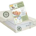 Produktbild: Softsan Boxspring Matratzen Encasing aus Bio Baumwolle | bis 30 cm Höhe | Anti Milben Schutzbezug | Weltneuheit | Viele Größen (140 x 200 x 30 cm)