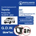 Produktbild: Für TOYOTA Proace City Typ BPZ 10.2019-jetzt AHK starr +7pol spez E-Satz TOP