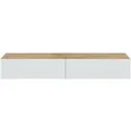 Produktbild: Ventemeublesonline - Hängeschrank Mit 2 Klappen Und 2 Aufbewahrungsnischen L180 Cm - Kaway