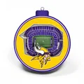 Produktbild: NFL Minnesota Vikings Baumschmuck 3-D Stadion Anhänger Ornament Weihnachtsbaum