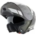 Produktbild: Bogotto Motorradhelm FF403 Murata Klapphelm, integriertes Sonnenvisier schwarz S (55/56)