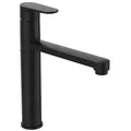 Produktbild: Spültischmischer Ideal Standard Cerafine O Schwenkauslauf, Ausladung 205 mm, schwarz matt - BC501XG