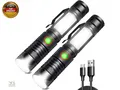 Produktbild: LED Taschenlampe Extrem Hell 2000 Lumen, 2500 mAh Hochkapazitative