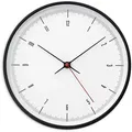 Produktbild: Wall-Art Wanduhr Klassisch Ø 25 cm Weiß und Schwarz-Optik