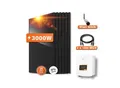 Produktbild: 3000W Solaranlage Set Photovoltaik - SOLIS Wechselrichter mit WLAN