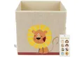 Produktbild: BIECO Spielzeugtruhe Bieco Kinder Aufbewahrungsbox Löwen 36L, faltbar Kallax Spielzeugkiste
