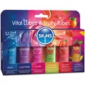 Produktbild: Skins Vital & Fruity Tubes 6x12 ml, Gleitgel zum Probieren Sortenmix Probier Set