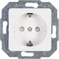 Produktbild: Kopp Einsatz Schutzkontakt-Steckdose Europa Arktis-Weiss, Matt 112613086 (112613086)