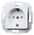 Produktbild: Kopp Unterputz-Steckdose, Schuko 1-fach Unterputz UP mit Kinderschutz Europa Arktis Weiß