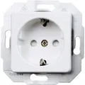Produktbild: Kopp  Einsatz Schutzkontakt-Steckdose Europa Arktis-Weiß, Matt 112613086 1 St.