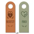 Produktbild: Frei Besetzt Herz Türhänger Vintage Herzdesign Türschild im lustigen Herzdesign, Dekoration