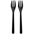 Produktbild: circulware RESBONSIBLES Mehrweg-Gabeln, Kunststoff schwarz, 50 St.