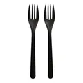 Produktbild: PAPSTAR GmbH Hängedekoration Mehrweg Gabeln 18,5cm, 50 Stk. - Schwarz