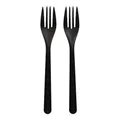 Produktbild: Papstar Gabeln Bio PP schwarz Länge 185mm 50 Stück 96435