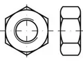 Produktbild: 200 x Sechskantmuttern DIN 555 Polyamid M4 VE200, CAB FASTENING