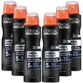 Produktbild: 6x 150ml Loreal Men Expert 48h 5in1 Anti-Transpirant Spray Carbon Protect