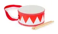 Produktbild: Classic Cantabile Trommel Kindertrommel aus Holz,Inkl. Drumsticks & Umhängegurt, 3-St., Trommel für Kinder