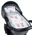 Produktbild: Kinderdecke BABYLUX Babydecke MINKY 2Set Kuscheldecke Decke 75 x 60cm Kinderwagen, BabyLux, MP151 - Grau + Häschen
